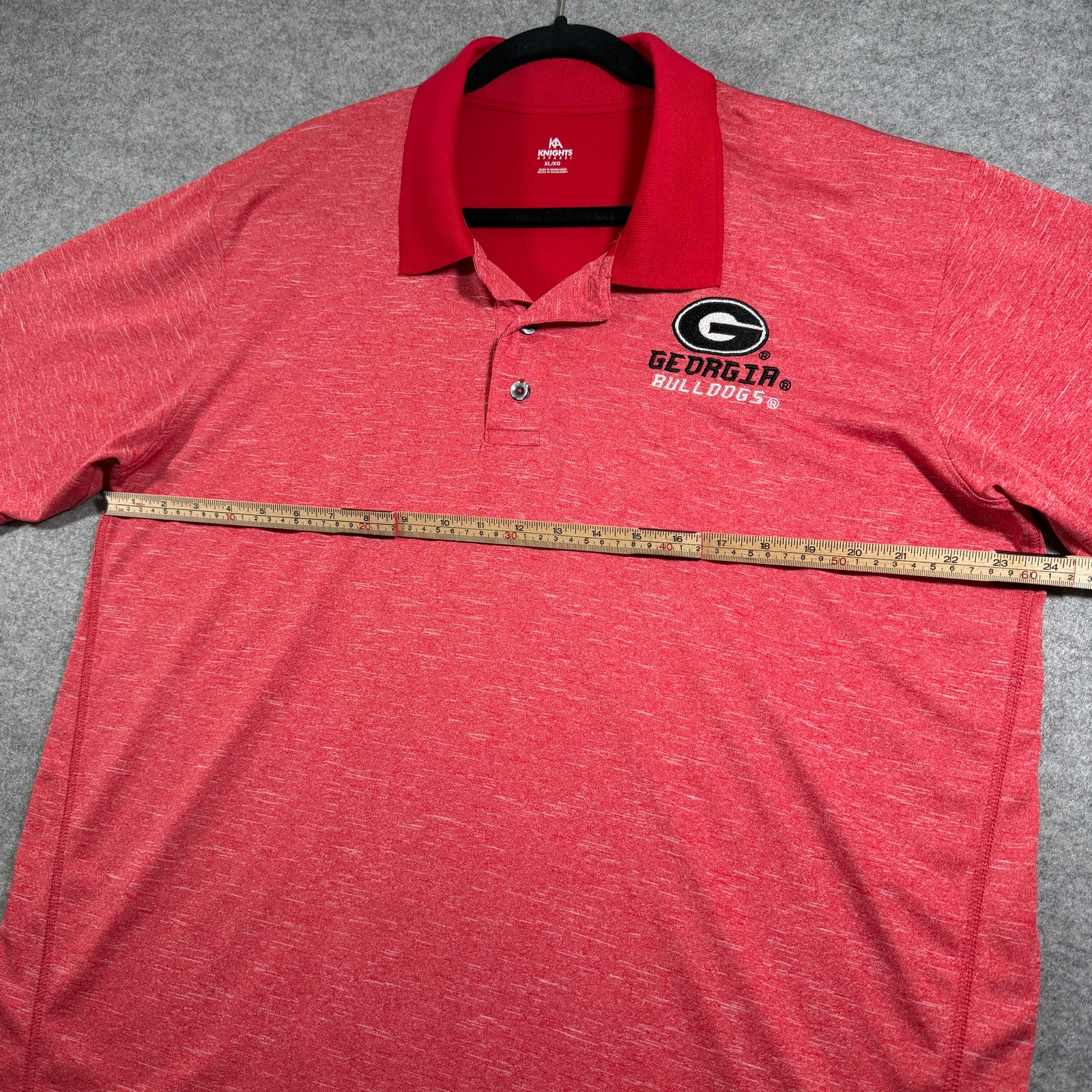 Georgia Bulldogs Polo Shirt Mens XL Red NCAA SEC Football Embroidered Logo Golf thumbnail 6