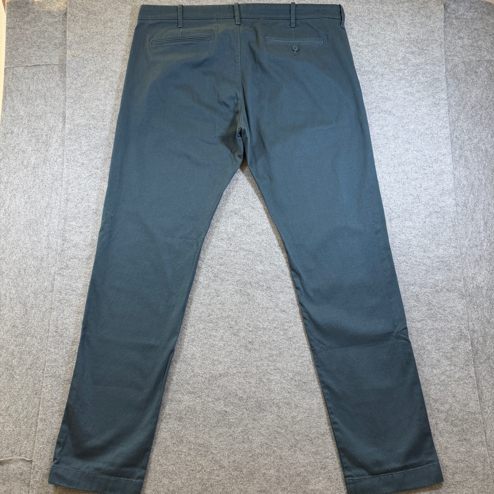 J.Crew 484 Chino Pants Mens 38x34 Slate Blue Slim Fit Stretch Cotton Preppy thumbnail 2