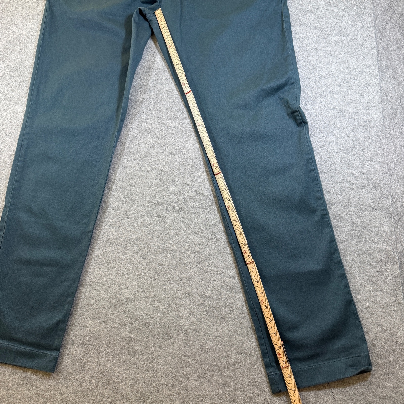 J.Crew 484 Chino Pants Mens 38x34 Slate Blue Slim Fit Stretch Cotton Preppy thumbnail 7