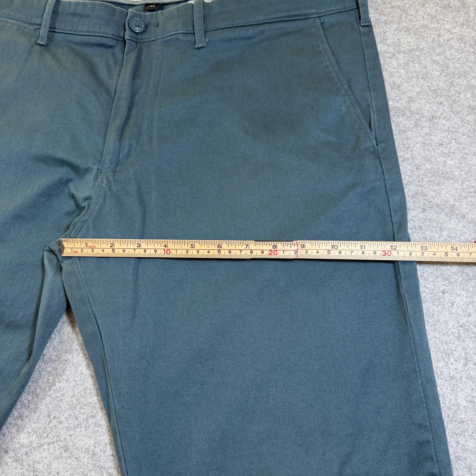 J.Crew 484 Chino Pants Mens 38x34 Slate Blue Slim Fit Stretch Cotton Preppy thumbnail 9