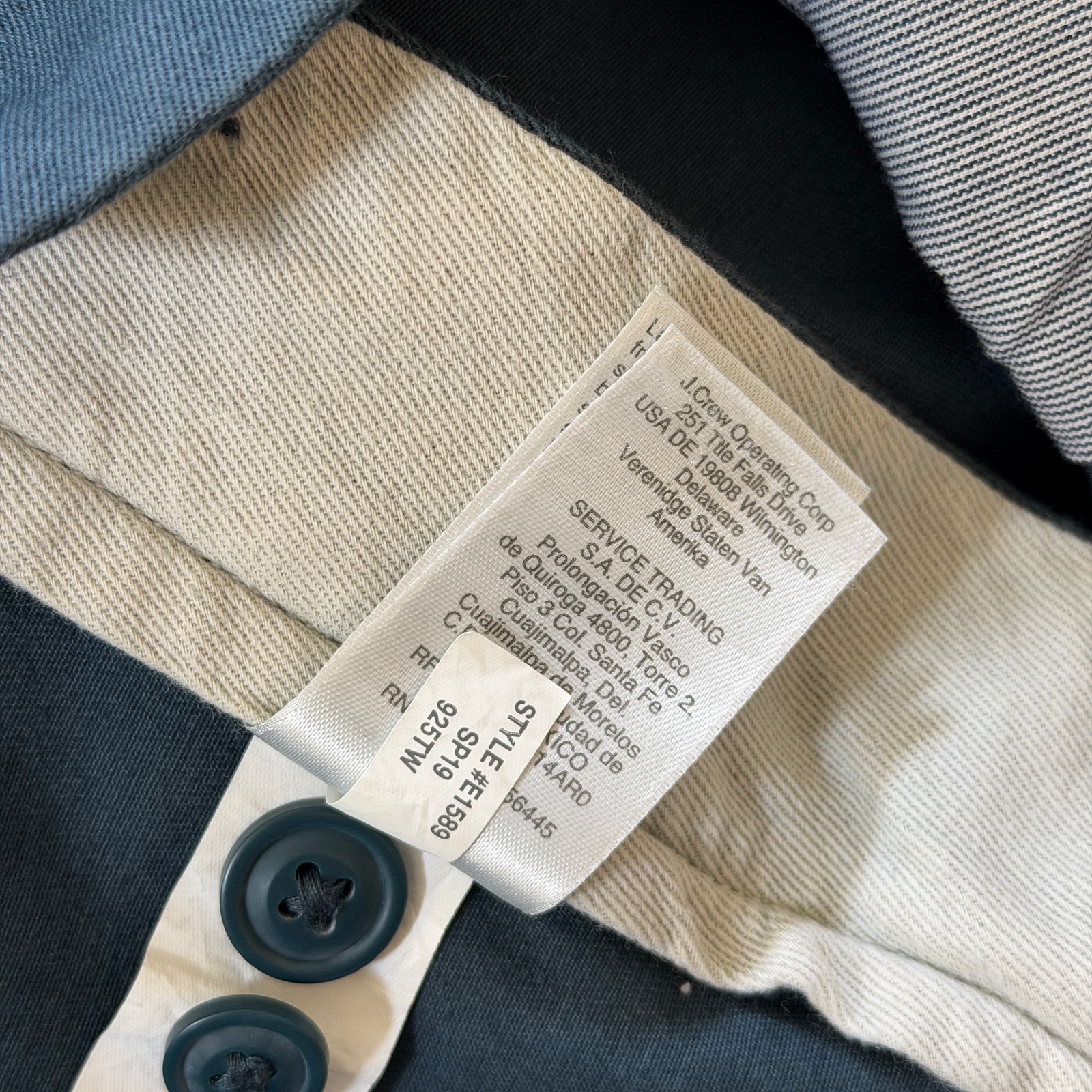 J.Crew 484 Chino Pants Mens 38x34 Slate Blue Slim Fit Stretch Cotton Preppy thumbnail 12