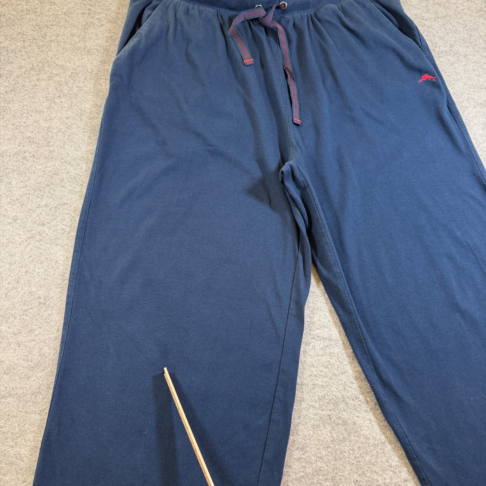 Tommy Bahama Sweatpants Mens L Navy Marlin Logo Drawstring Lounge Relaxed Fit thumbnail 5