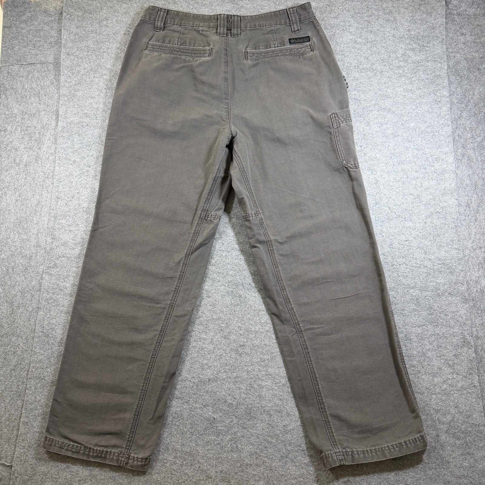 Columbia Ripstop Carpenter Pants Mens 34 Gray Utility Cargo Outdoor Workwear thumbnail 2