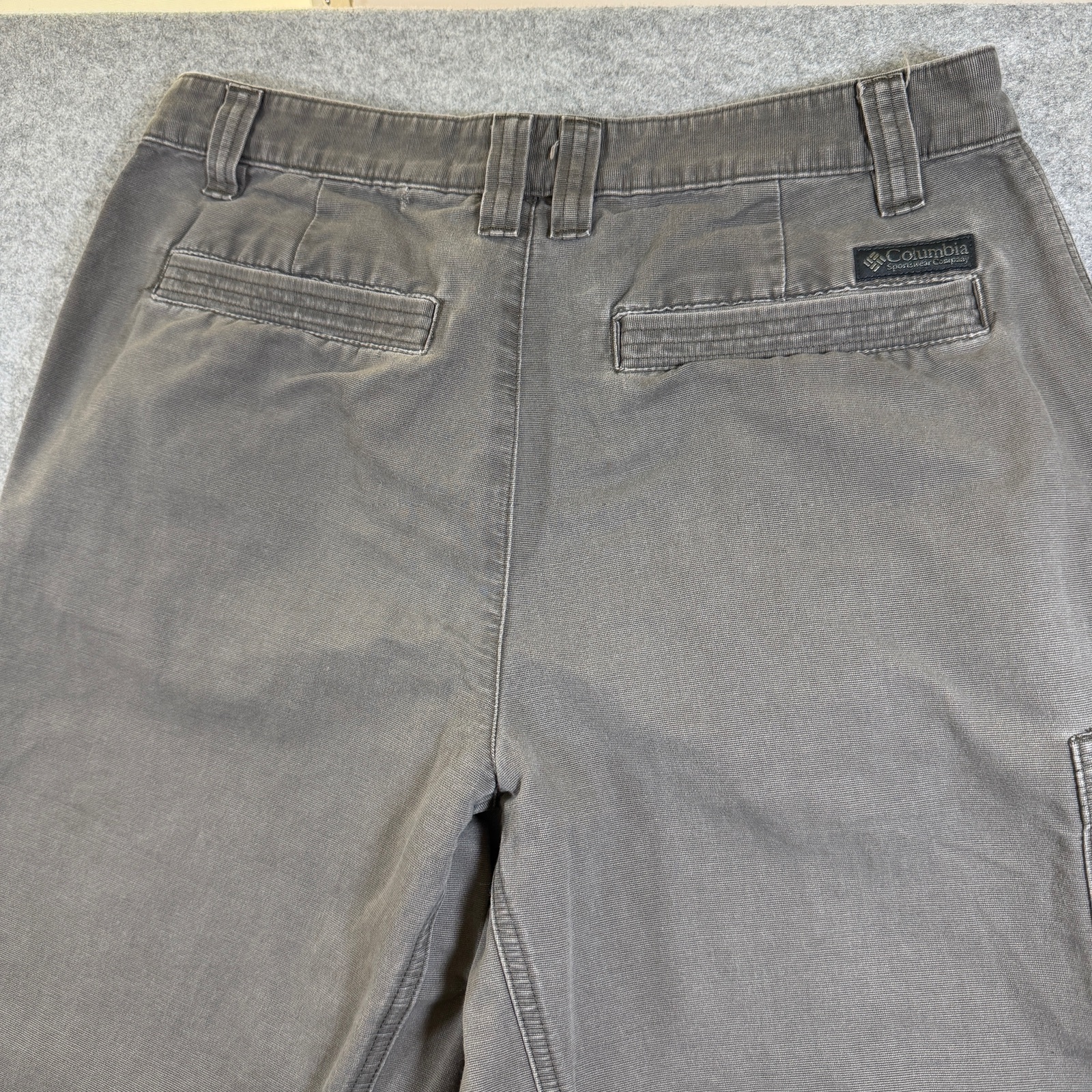 Columbia Ripstop Carpenter Pants Mens 34 Gray Utility Cargo Outdoor Workwear thumbnail 3