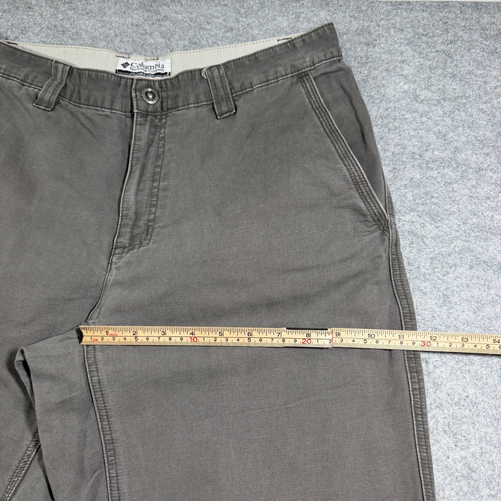 Columbia Ripstop Carpenter Pants Mens 34 Gray Utility Cargo Outdoor Workwear thumbnail 9