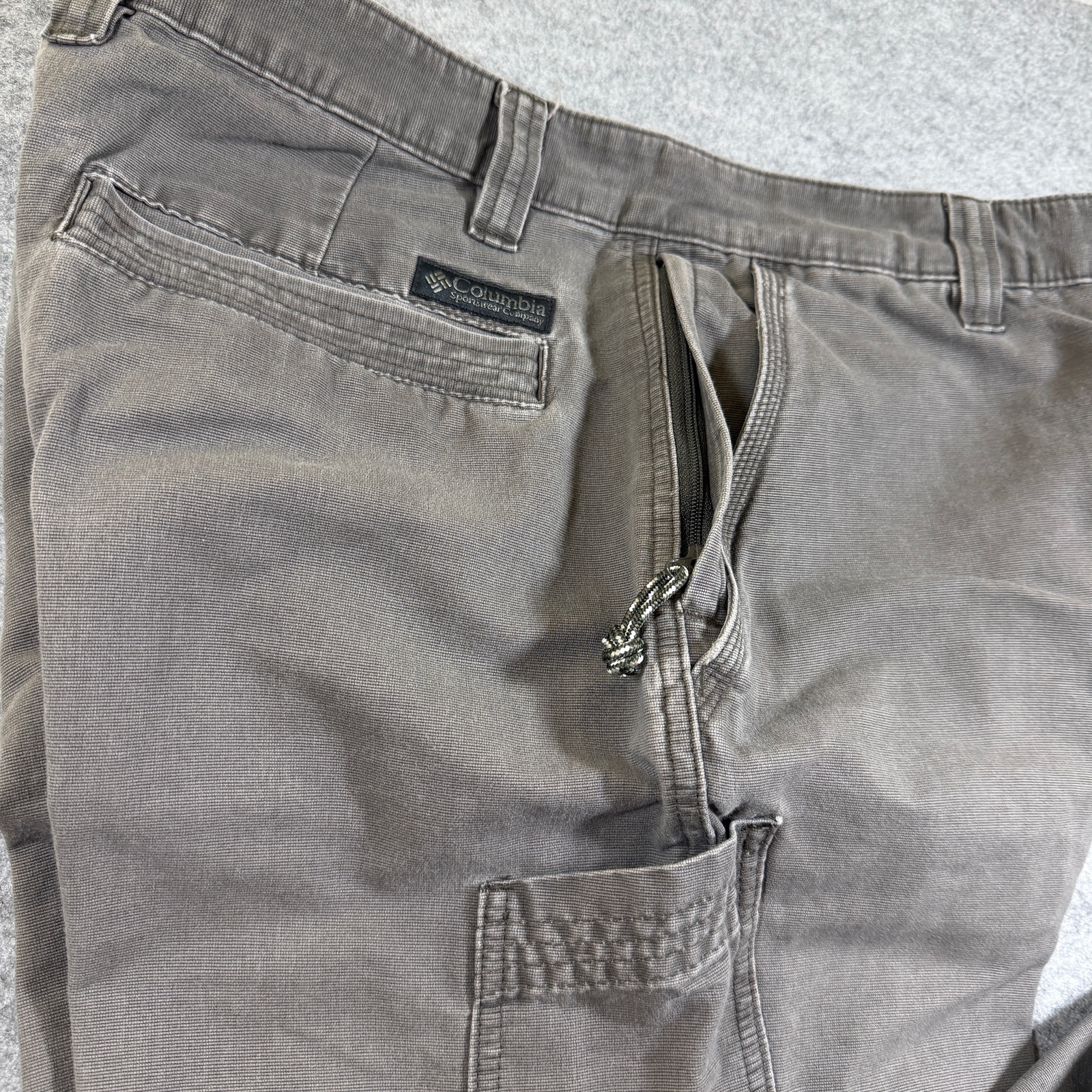 Columbia Ripstop Carpenter Pants Mens 34 Gray Utility Cargo Outdoor Workwear thumbnail 12