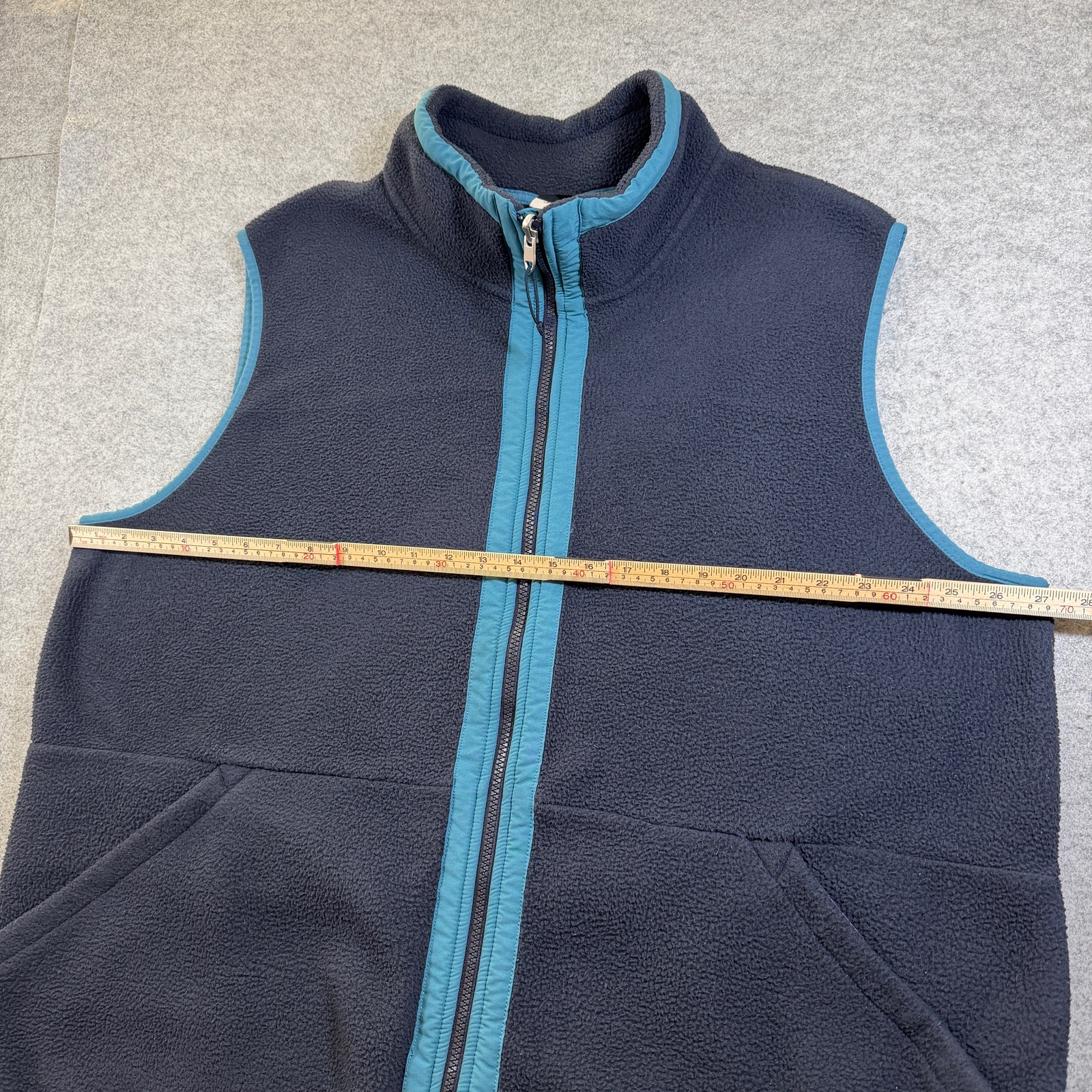 The North Face Carbondale Sherpa Fleece Vest Mens XXL Navy Full Zip Hiking thumbnail 6