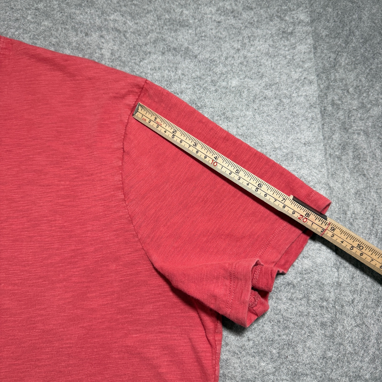 Lucky Brand Knit Henley Shirt Mens XXL Coral Cotton 3 Button Short Sleeve Casual thumbnail 8