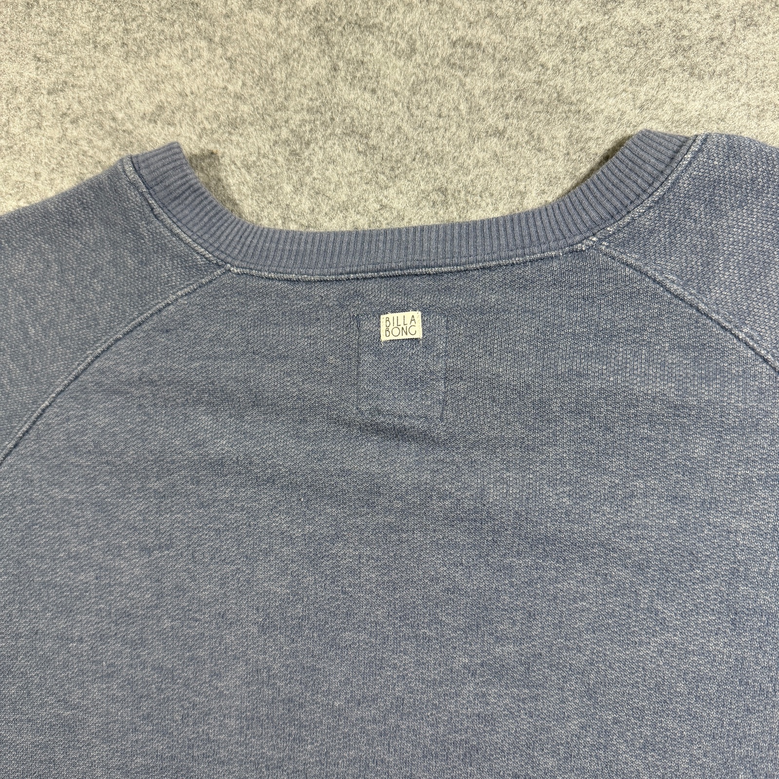 Billabong Gypsy Soul Sweatshirt Womens L Faded Blue Eagle Graphic Raglan thumbnail 9