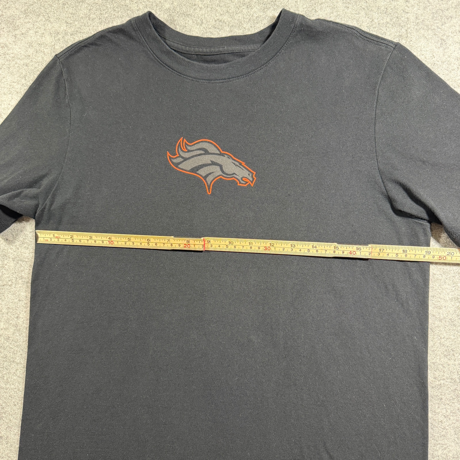 Nike Denver Broncos T Shirt Mens S Black NFL Football Swoosh Cotton Fan Gear thumbnail 6