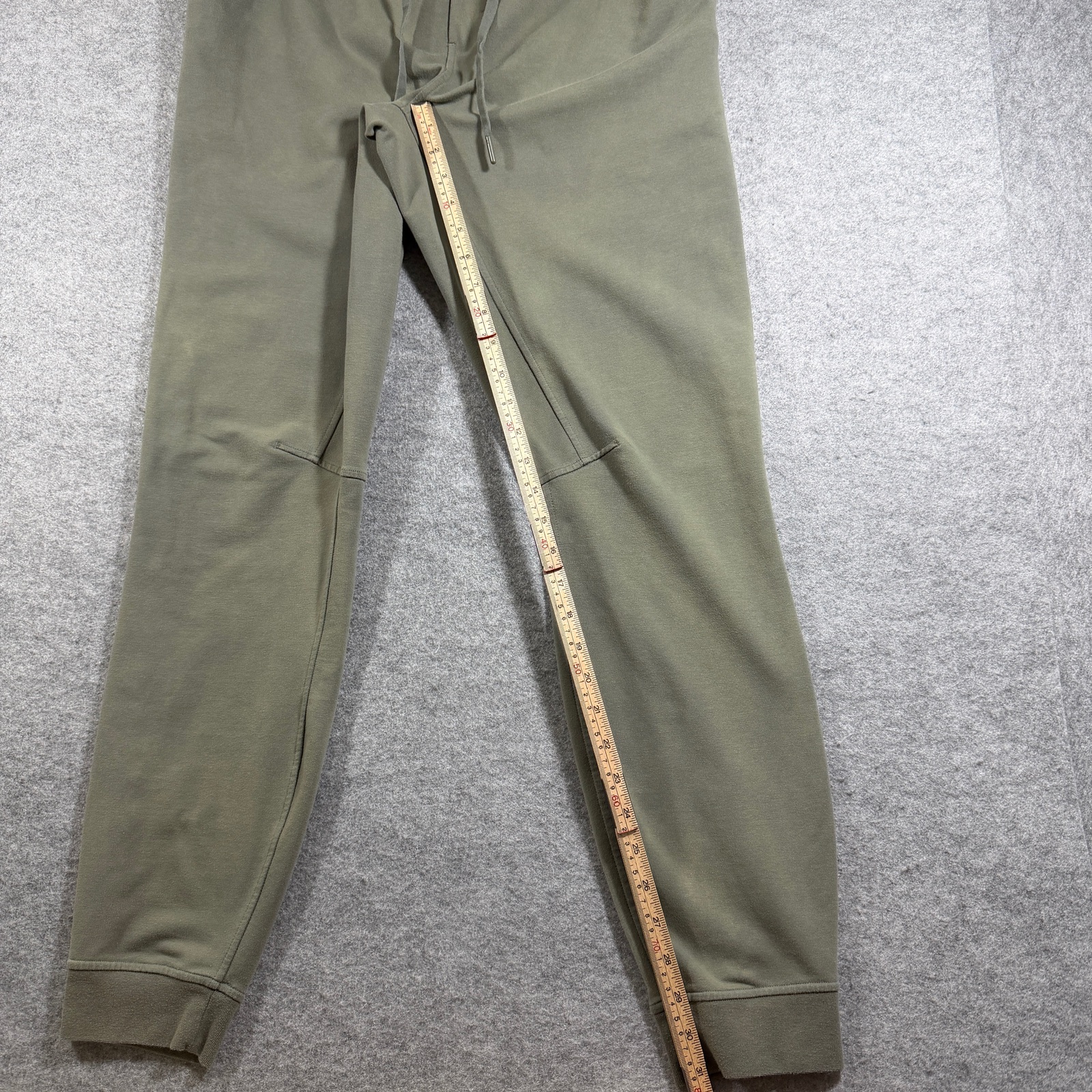 Lululemon ABC Jogger Mens M Olive Green Drawstring Ribbed Cuff Tapered thumbnail 8