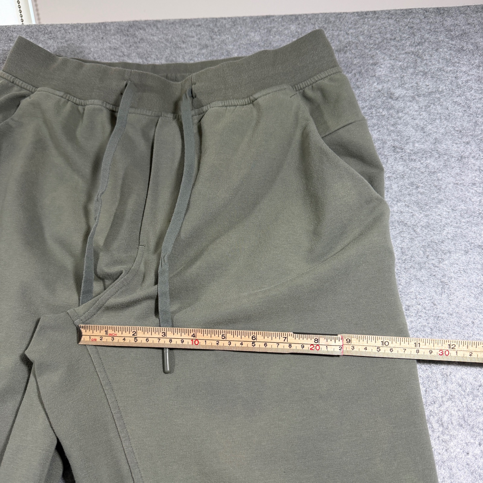 Lululemon ABC Jogger Mens M Olive Green Drawstring Ribbed Cuff Tapered thumbnail 12