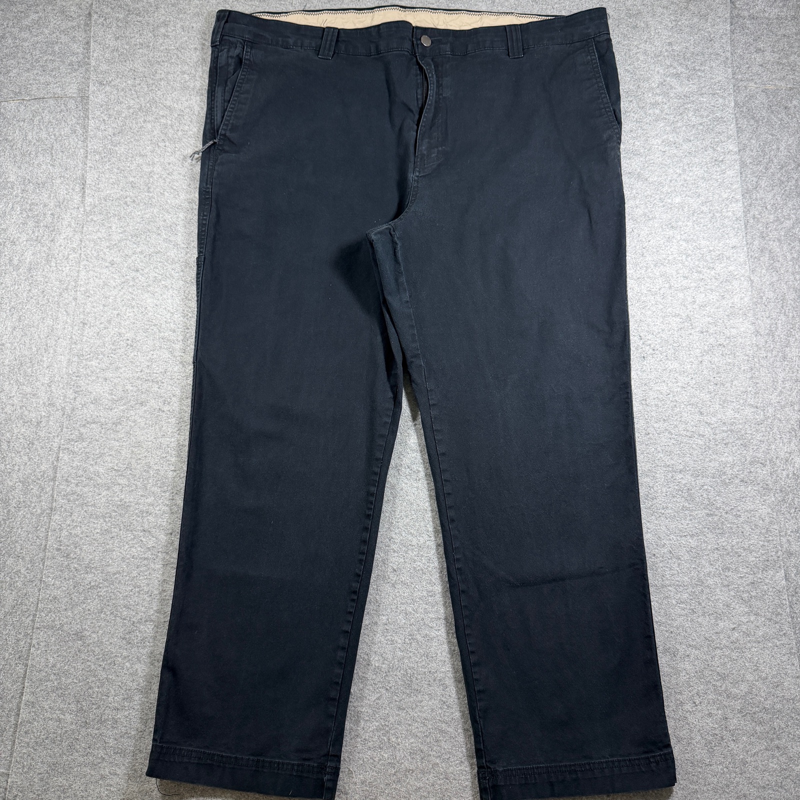 Columbia Carpenter Pants Mens 46W 30L Black Cotton Stretch Straight Leg Workwear