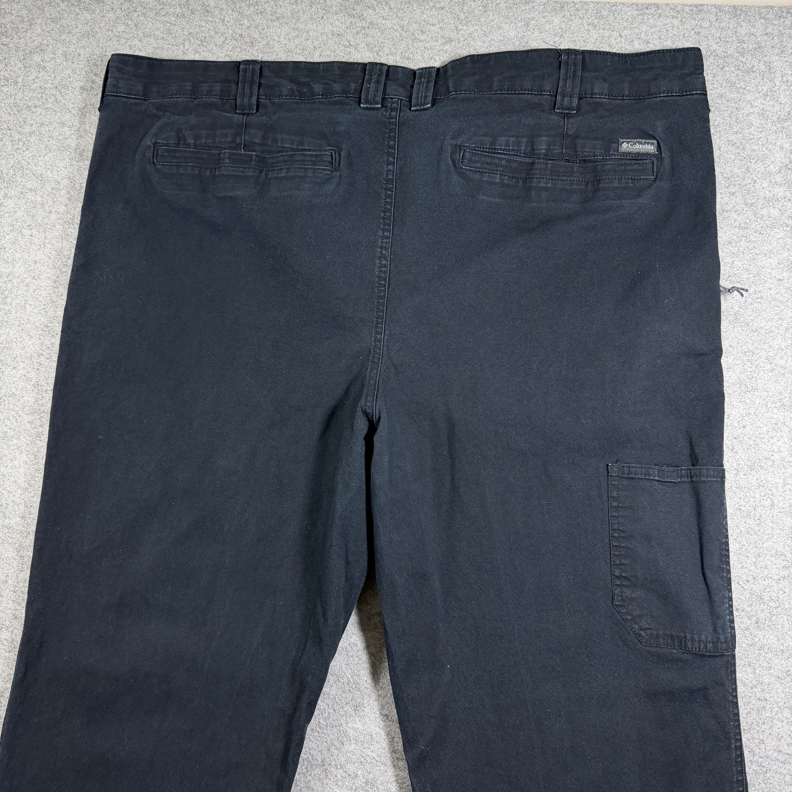 Columbia Carpenter Pants Mens 46W 30L Black Cotton Stretch Straight Leg Workwear thumbnail 3