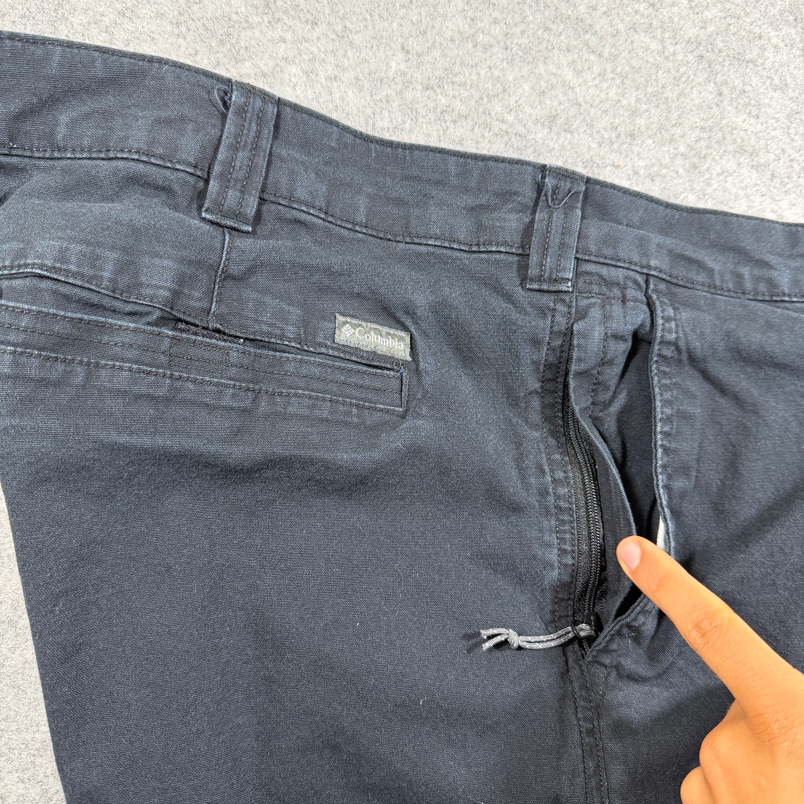 Columbia Carpenter Pants Mens 46W 30L Black Cotton Stretch Straight Leg Workwear thumbnail 12