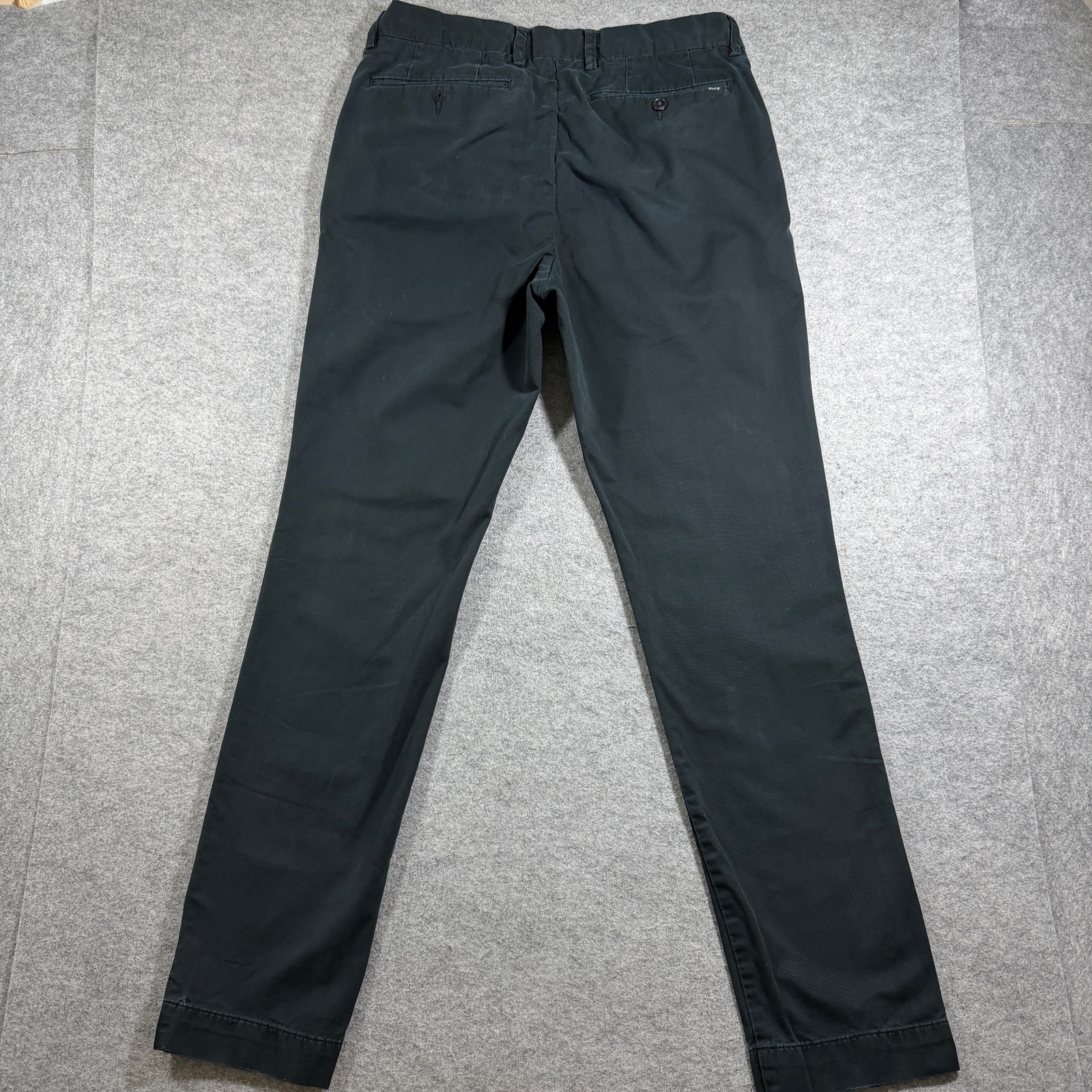 Polo Ralph Lauren Chino Pants Mens 33/32 Black Stretch Slim Fit Cotton Preppy thumbnail 2