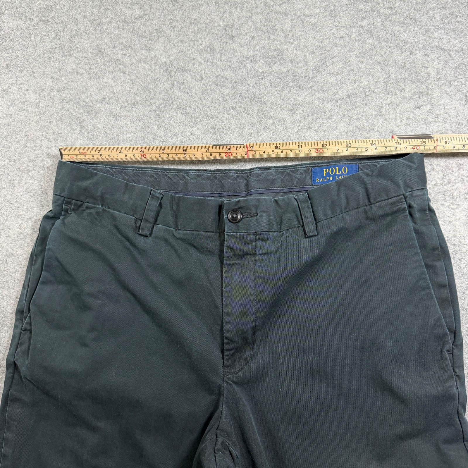 Polo Ralph Lauren Chino Pants Mens 33/32 Black Stretch Slim Fit Cotton Preppy thumbnail 7