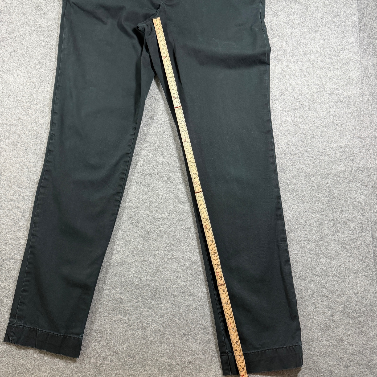 Polo Ralph Lauren Chino Pants Mens 33/32 Black Stretch Slim Fit Cotton Preppy thumbnail 8
