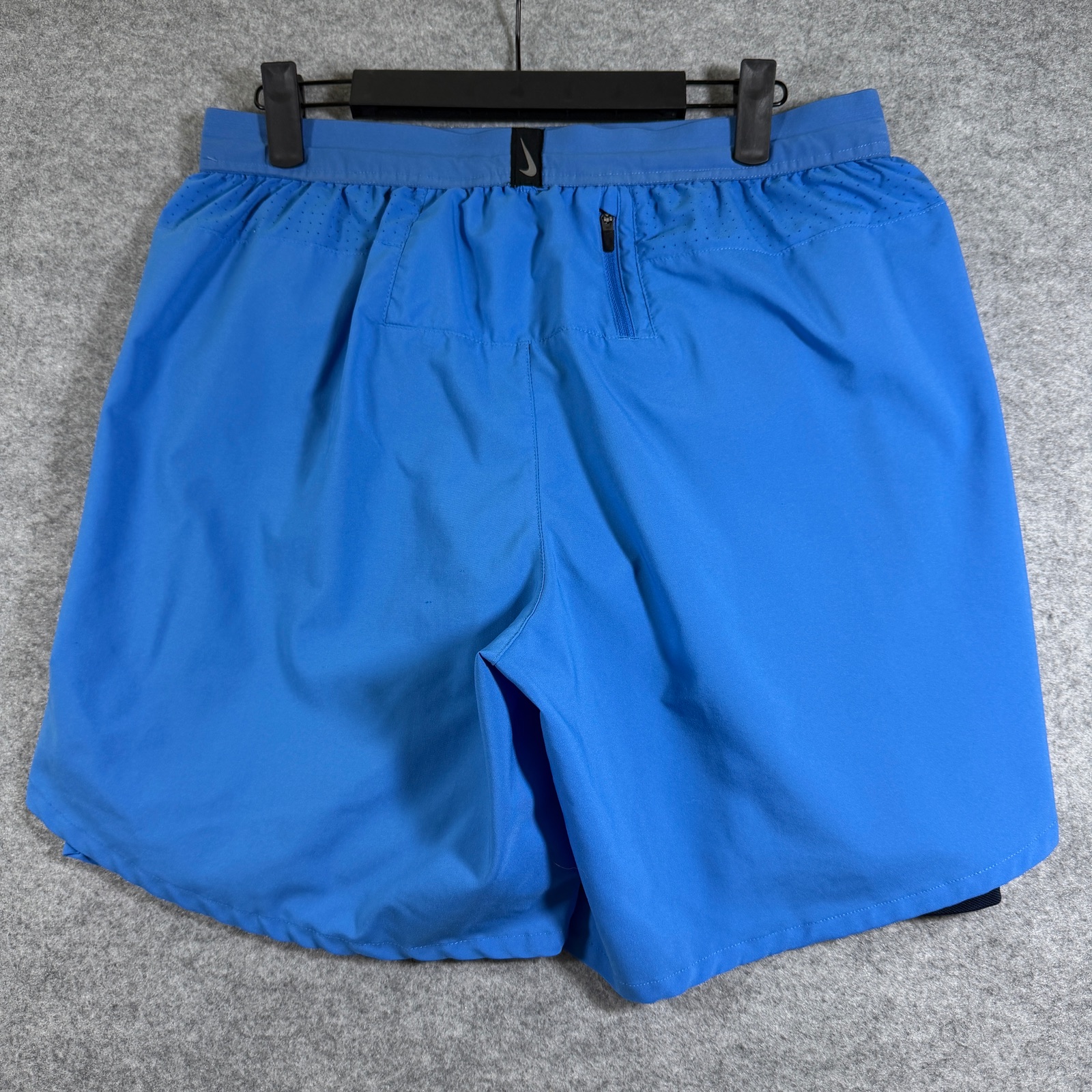 Nike Flex Stride Running Shorts Mens L Blue 2-In-1 Built-In Liner Zip Pockets thumbnail 2