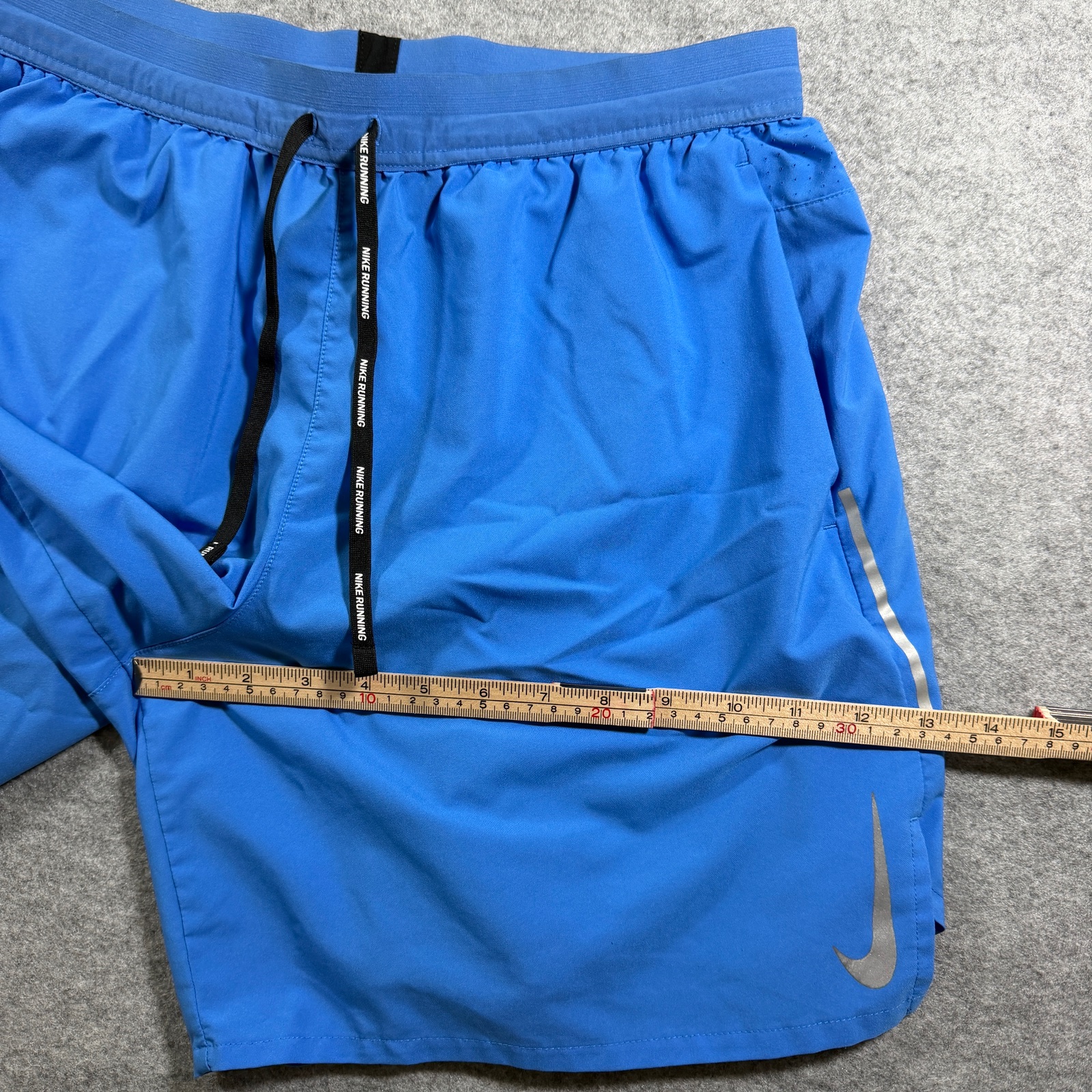 Nike Flex Stride Running Shorts Mens L Blue 2-In-1 Built-In Liner Zip Pockets thumbnail 9