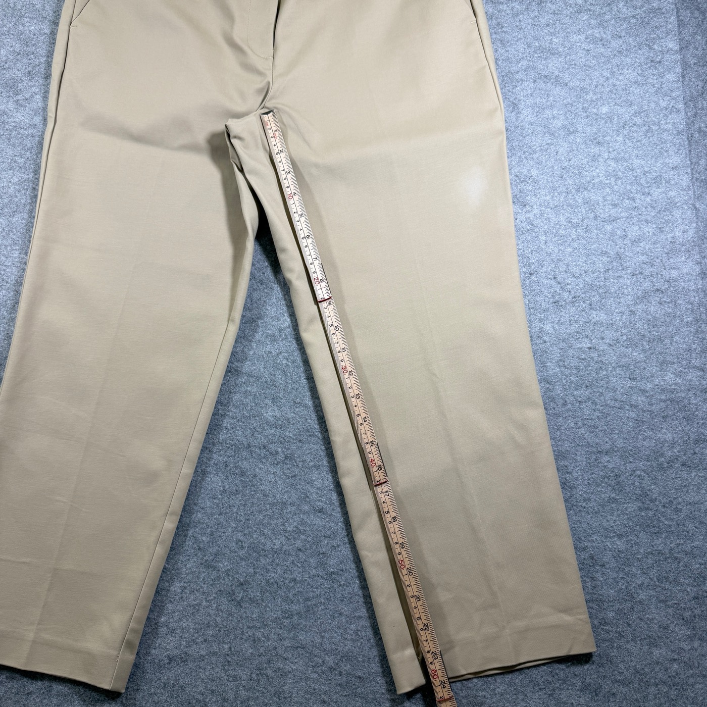 LOFT Riviera Slim Pants Womens 12P Khaki NWT Mid Rise Stretch Cotton Career thumbnail 7