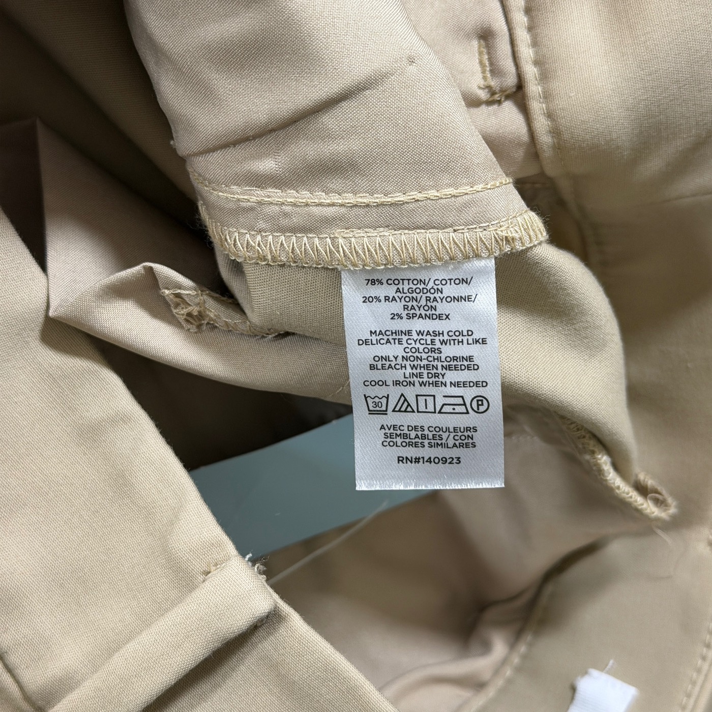 LOFT Riviera Slim Pants Womens 12P Khaki NWT Mid Rise Stretch Cotton Career thumbnail 9
