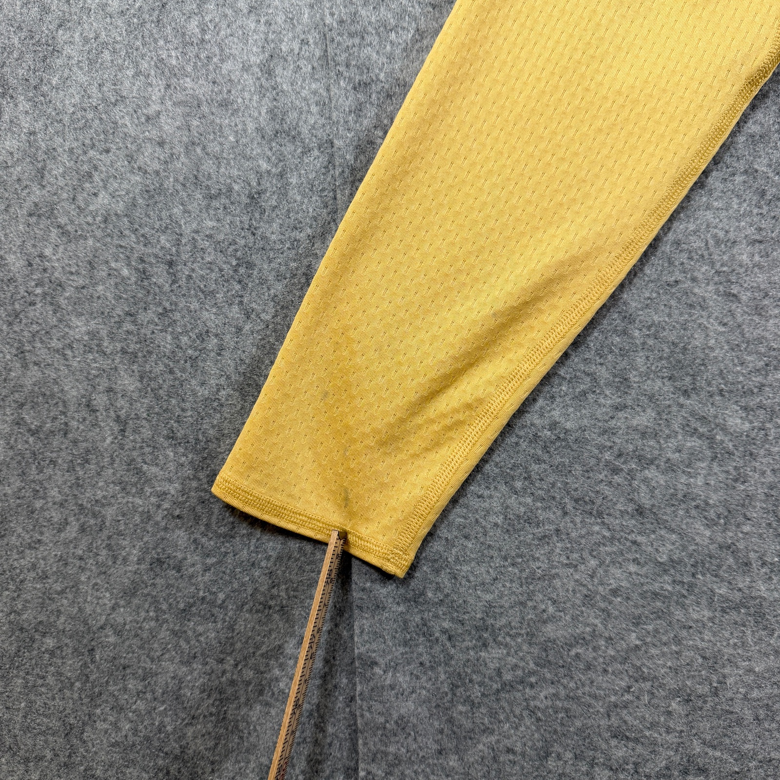REI Co-op Long Sleeve Athletic Shirt Womens Small Breathable Yellow Mesh Stretch thumbnail 5