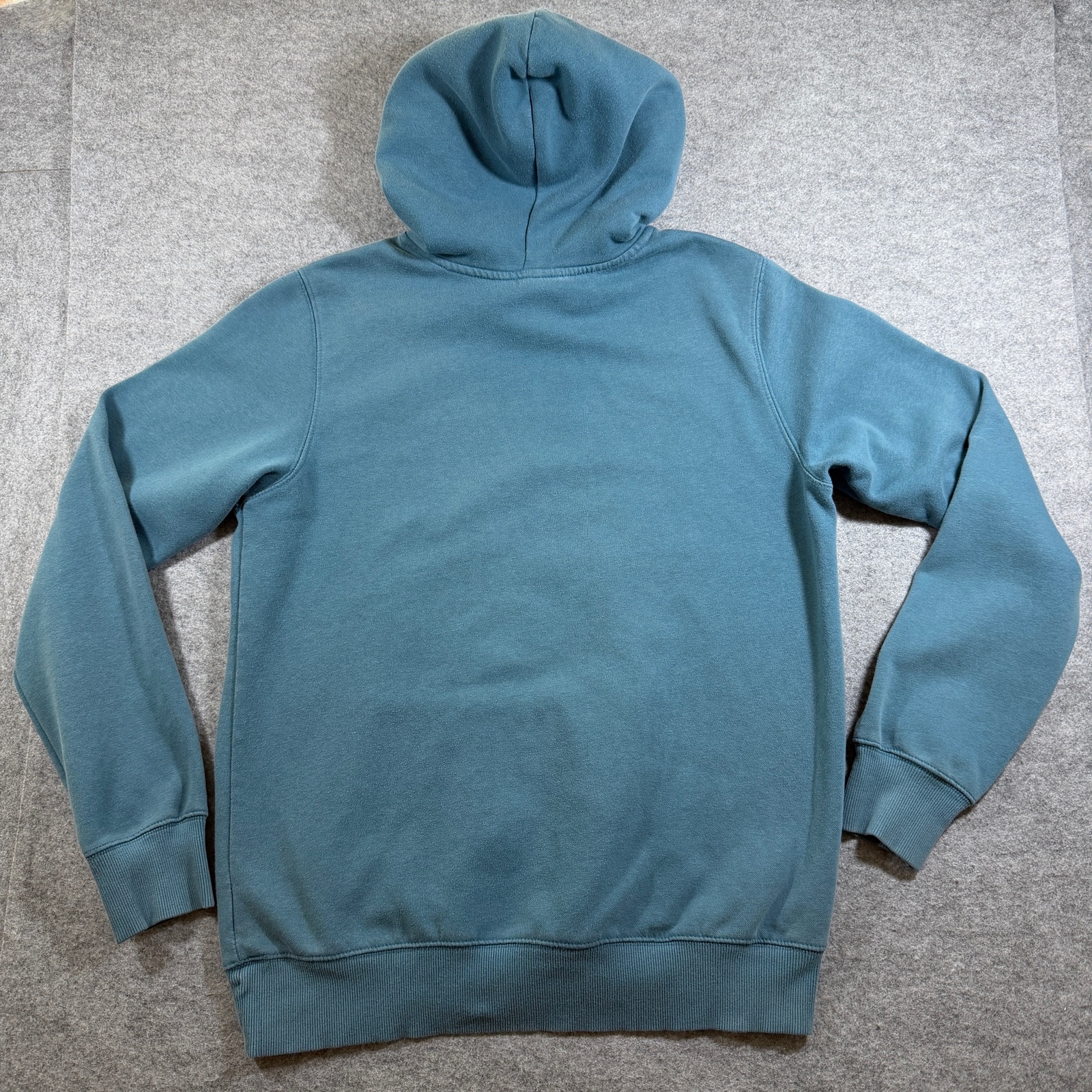 The North Face Half Dome Hoodie Mens M Teal Blue Pullover Drawstring Fleece thumbnail 2