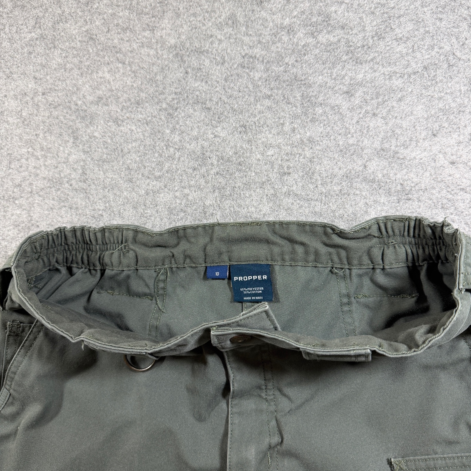 Propper Cargo Pants Womens 10 Olive Green Tactical Multi Pocket Canvas Ripstop thumbnail 6