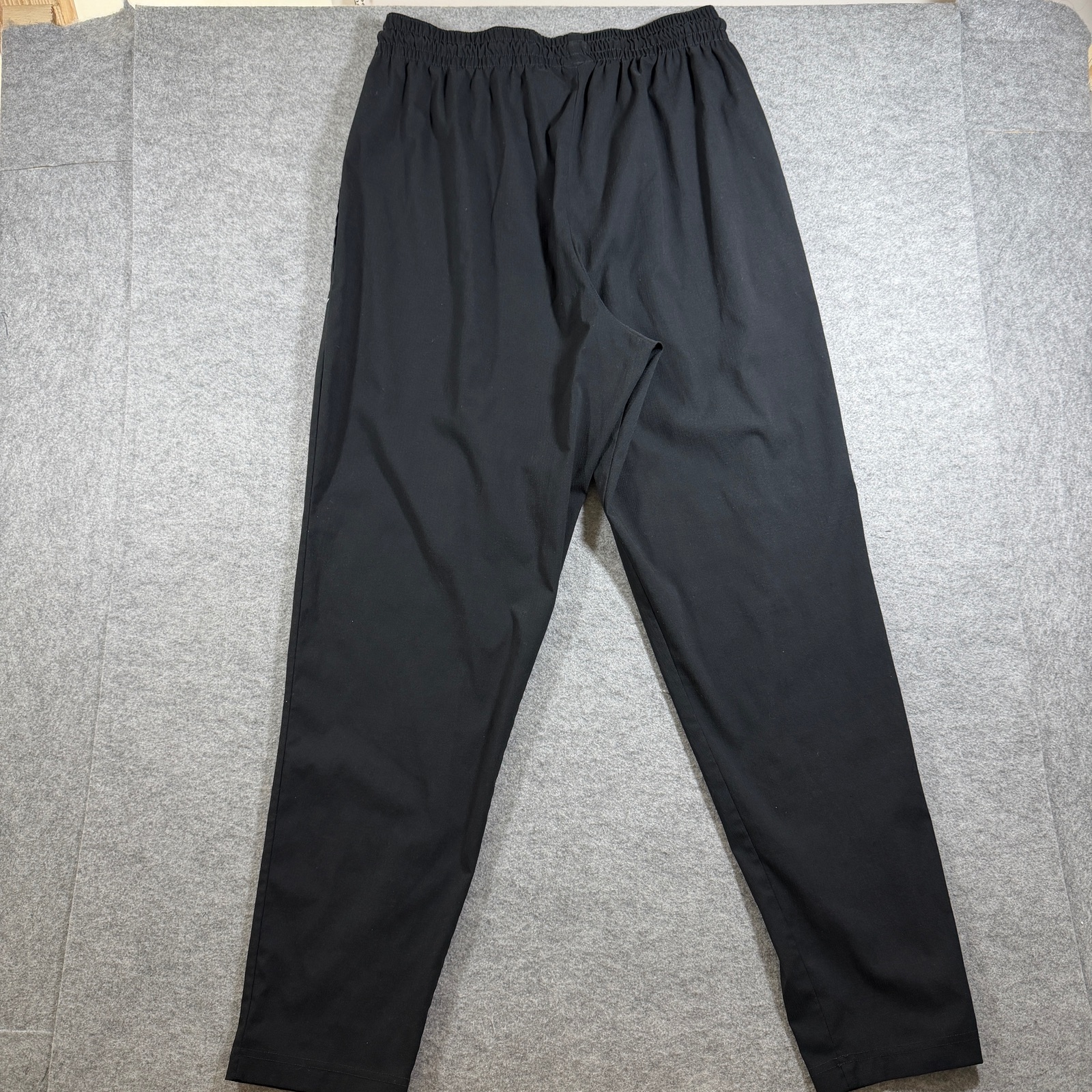 Nike Training Pants Mens XXL Black Stretch Loose Fit Zip Pocket Athletic Woven thumbnail 2