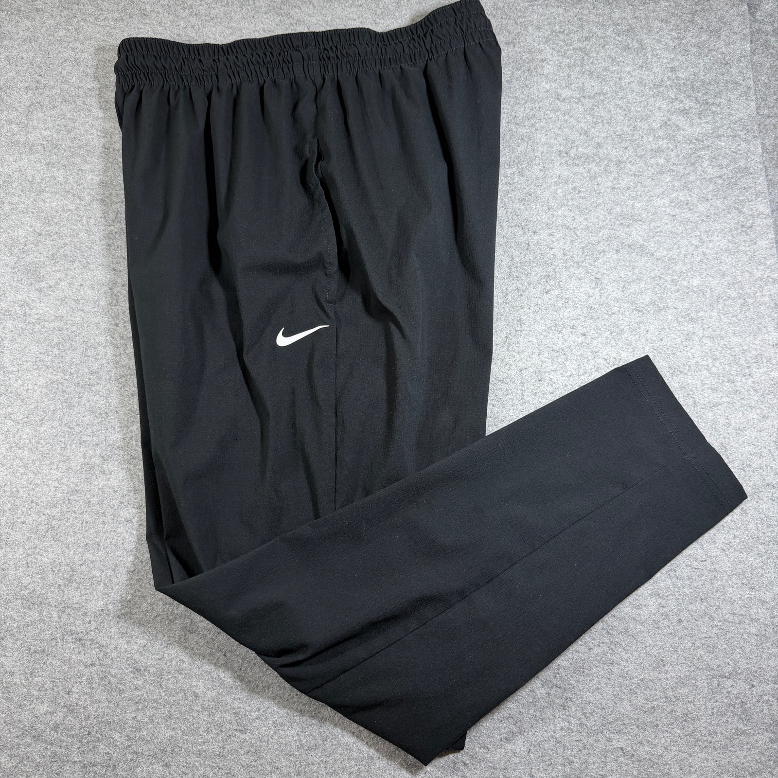 Nike Training Pants Mens XXL Black Stretch Loose Fit Zip Pocket Athletic Woven thumbnail 3