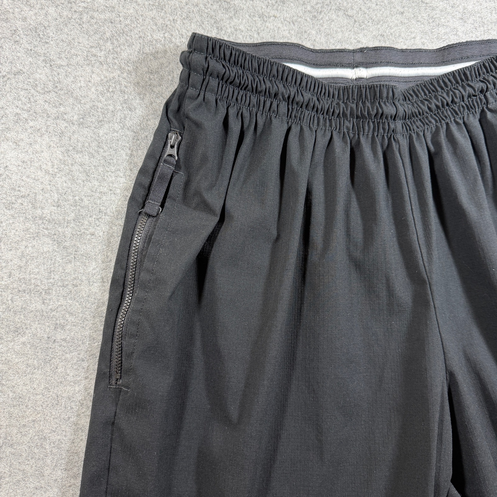 Nike Training Pants Mens XXL Black Stretch Loose Fit Zip Pocket Athletic Woven thumbnail 5