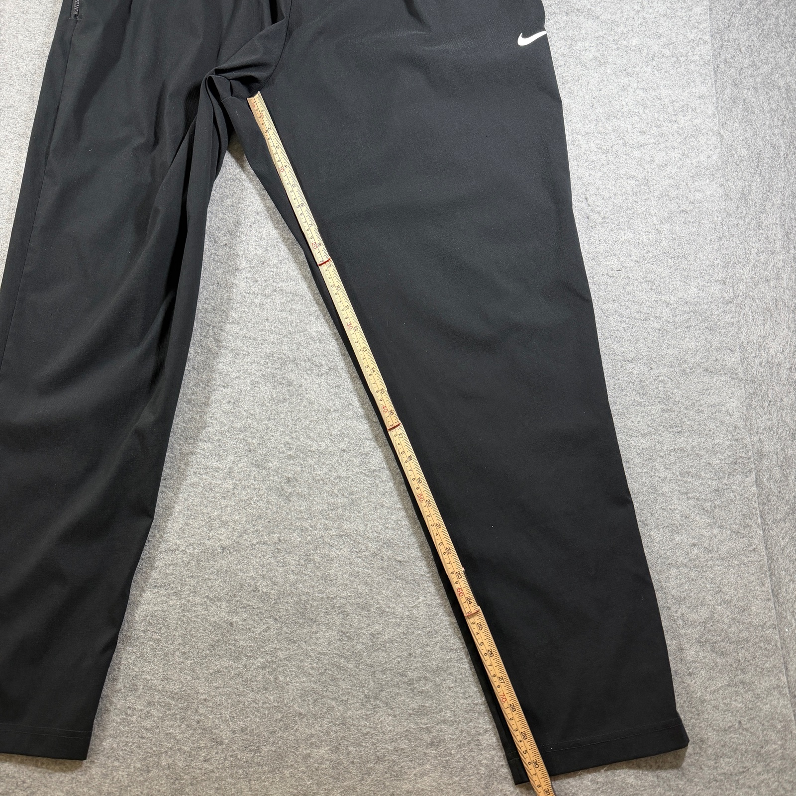Nike Training Pants Mens XXL Black Stretch Loose Fit Zip Pocket Athletic Woven thumbnail 7