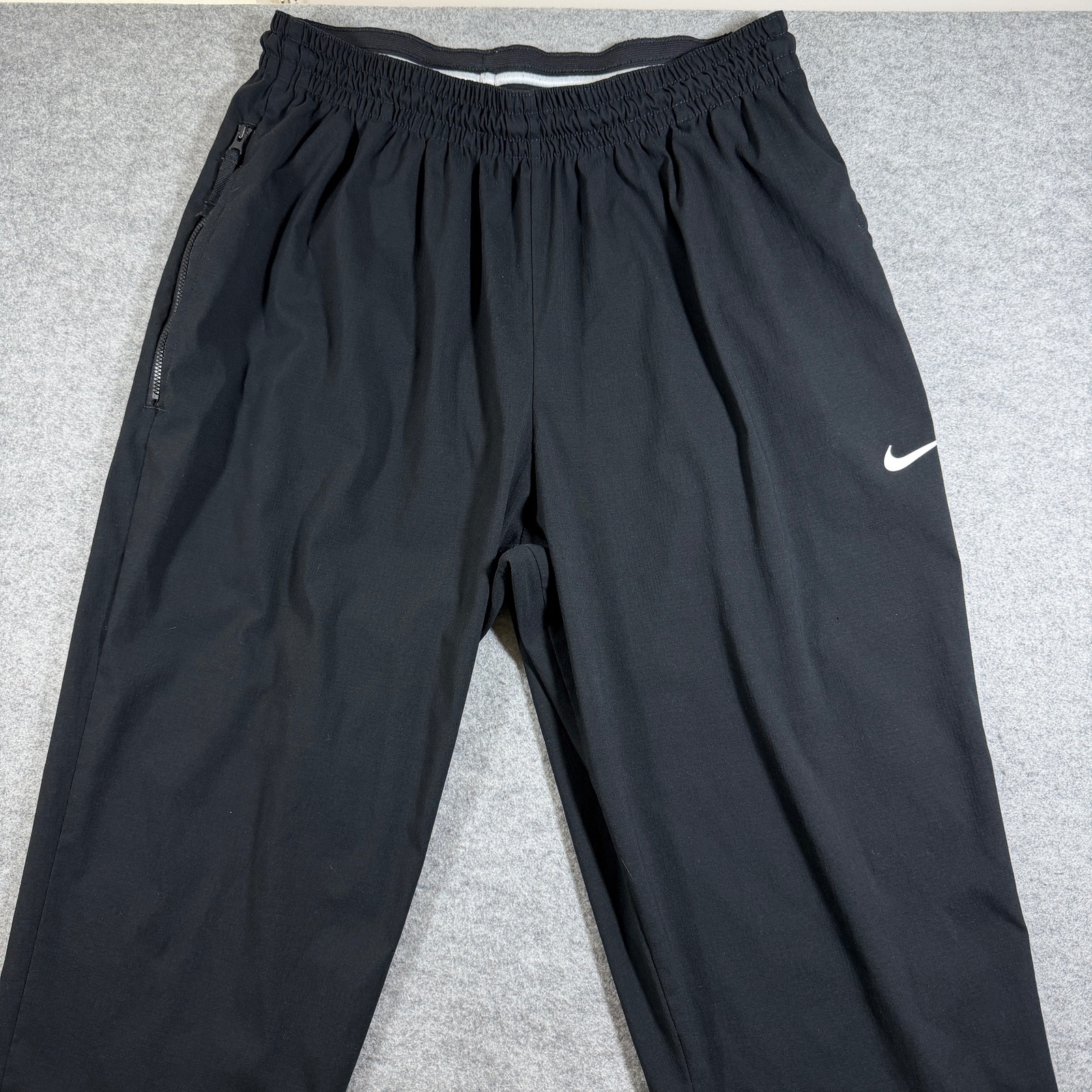Nike Training Pants Mens XXL Black Stretch Loose Fit Zip Pocket Athletic Woven thumbnail 10