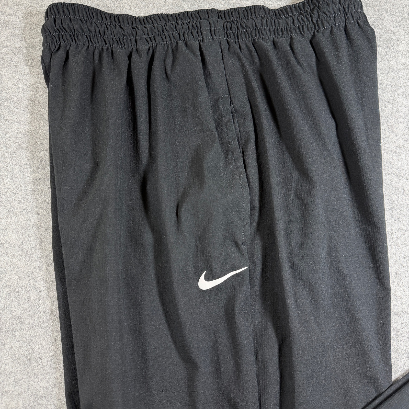 Nike Training Pants Mens XXL Black Stretch Loose Fit Zip Pocket Athletic Woven thumbnail 13