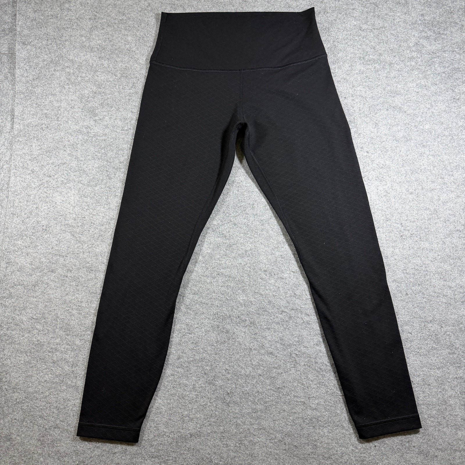 Lululemon Align Leggings Womens 8 Black High Rise Diamond Textured Yoga Pants thumbnail 4