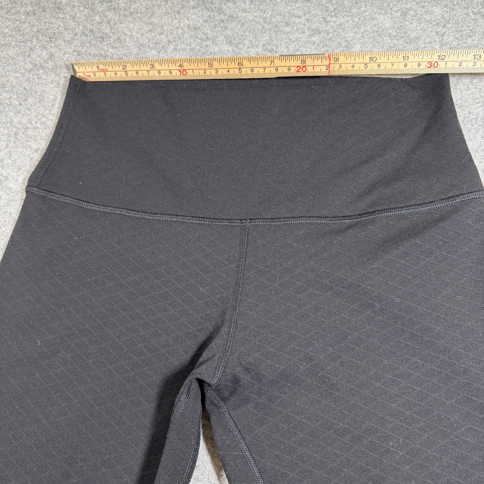 Lululemon Align Leggings Womens 8 Black High Rise Diamond Textured Yoga Pants thumbnail 7