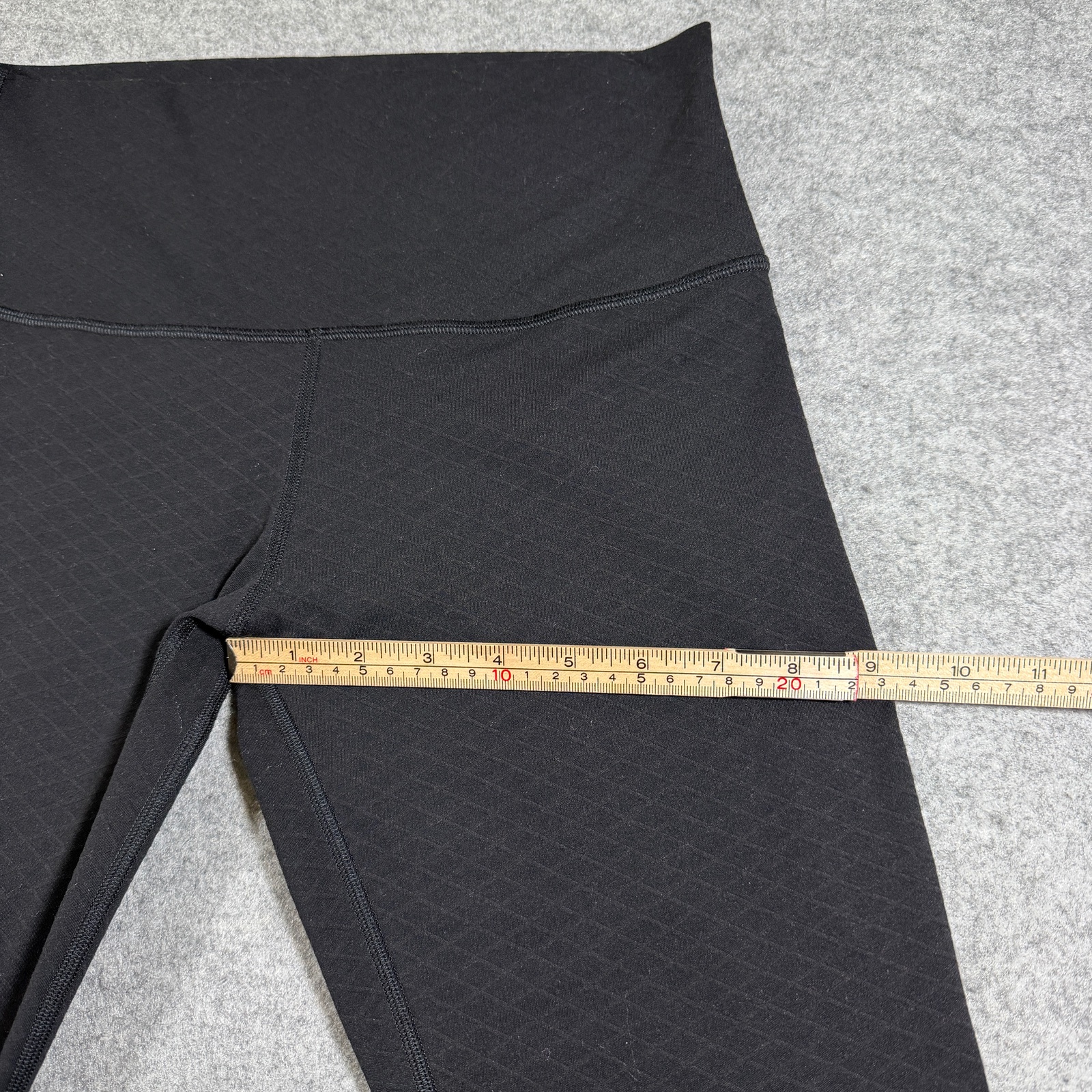 Lululemon Align Leggings Womens 8 Black High Rise Diamond Textured Yoga Pants thumbnail 8