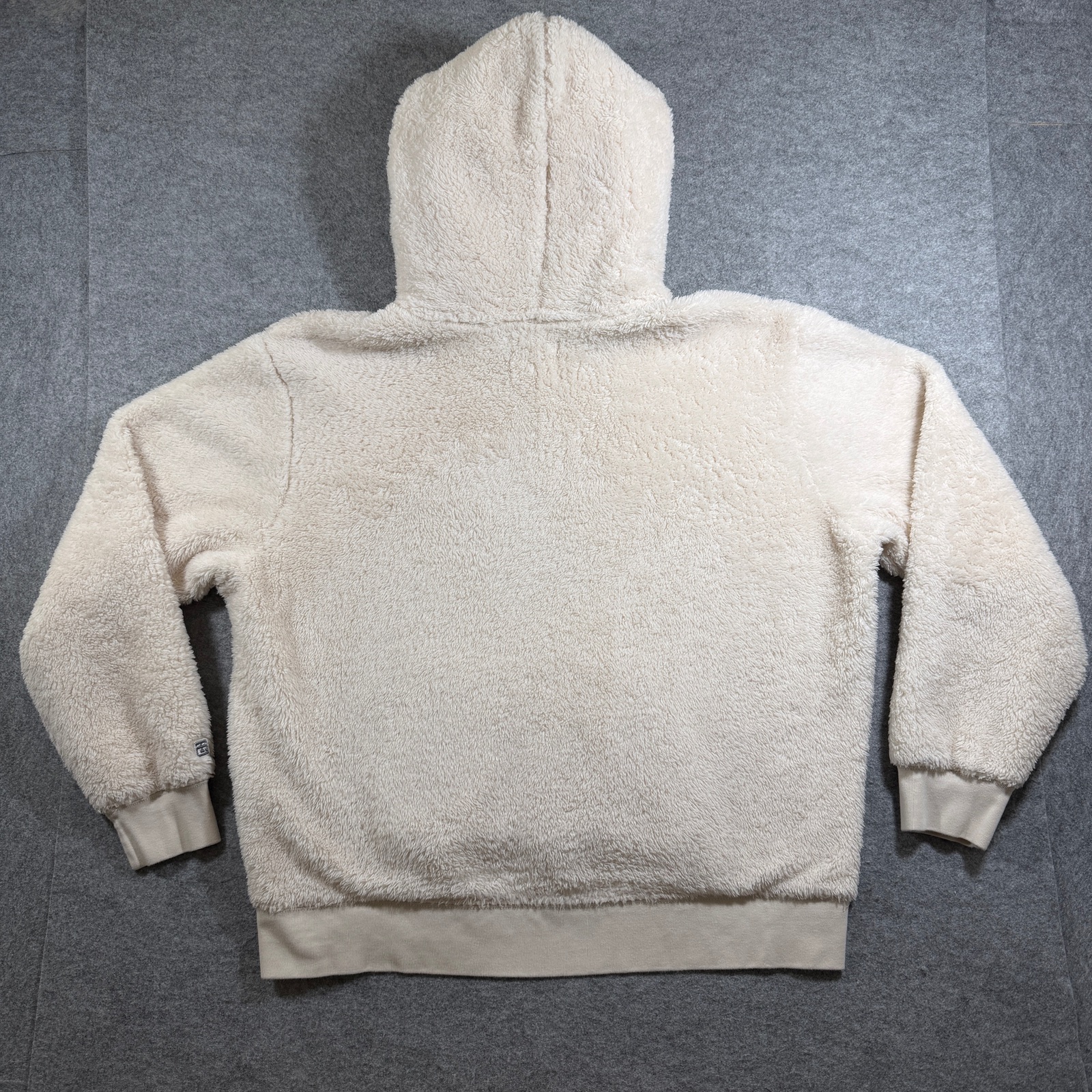 Tennessee Volunteers Sherpa Fleece Hoodie Mens XL Cream Plush NCAA Tailgate thumbnail 2