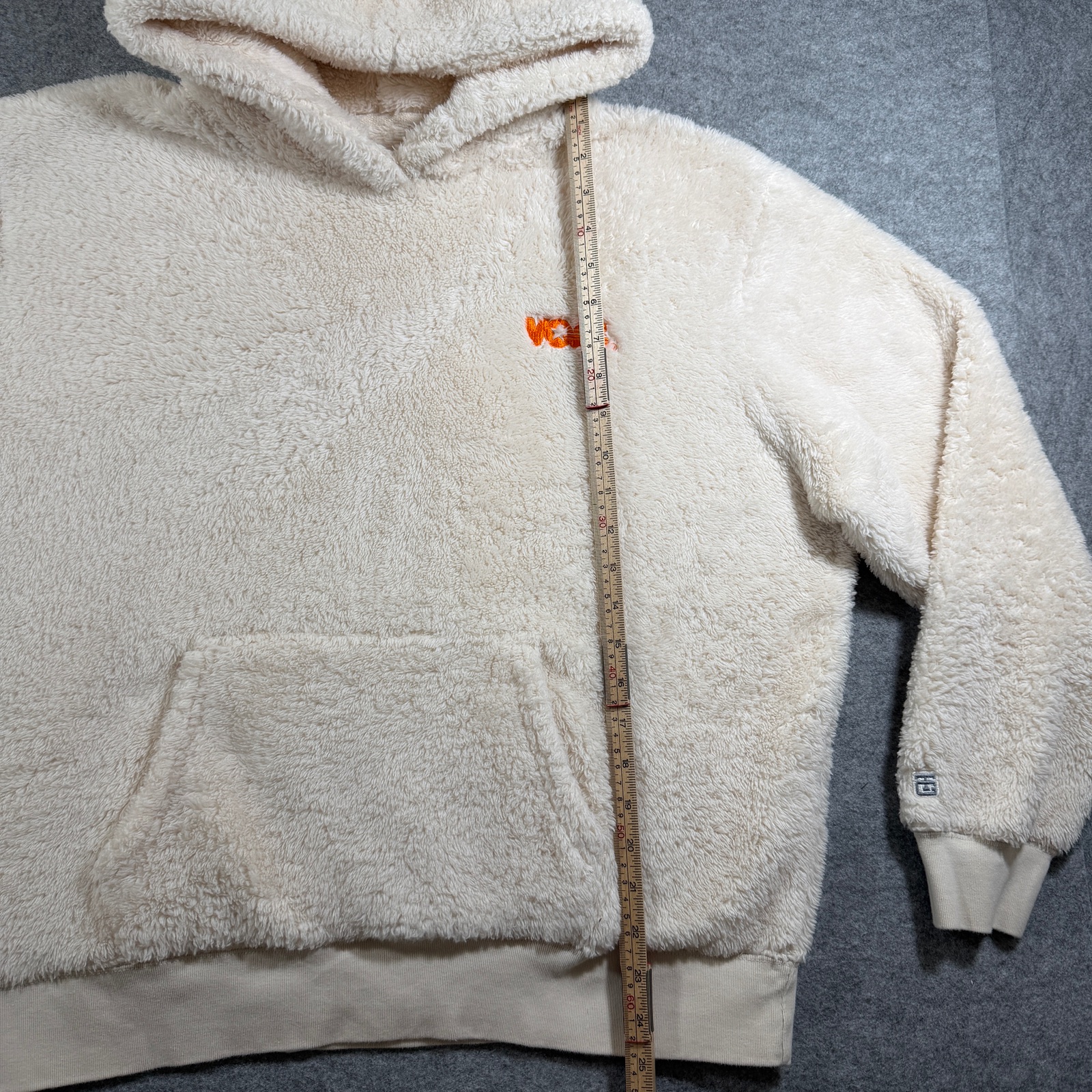 Tennessee Volunteers Sherpa Fleece Hoodie Mens XL Cream Plush NCAA Tailgate thumbnail 6