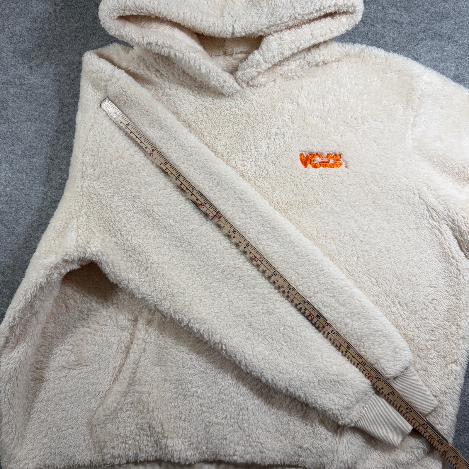 Tennessee Volunteers Sherpa Fleece Hoodie Mens XL Cream Plush NCAA Tailgate thumbnail 8