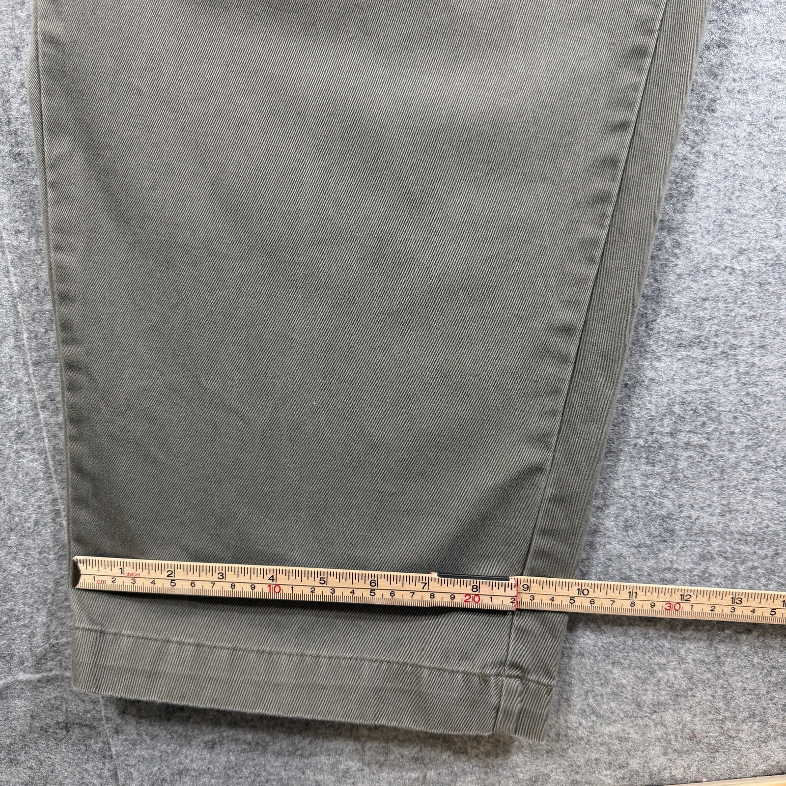 Vintage 90s Polo Ralph Lauren Andrew Pants Mens 48x32 Olive Pleated Cotton Chino thumbnail 10