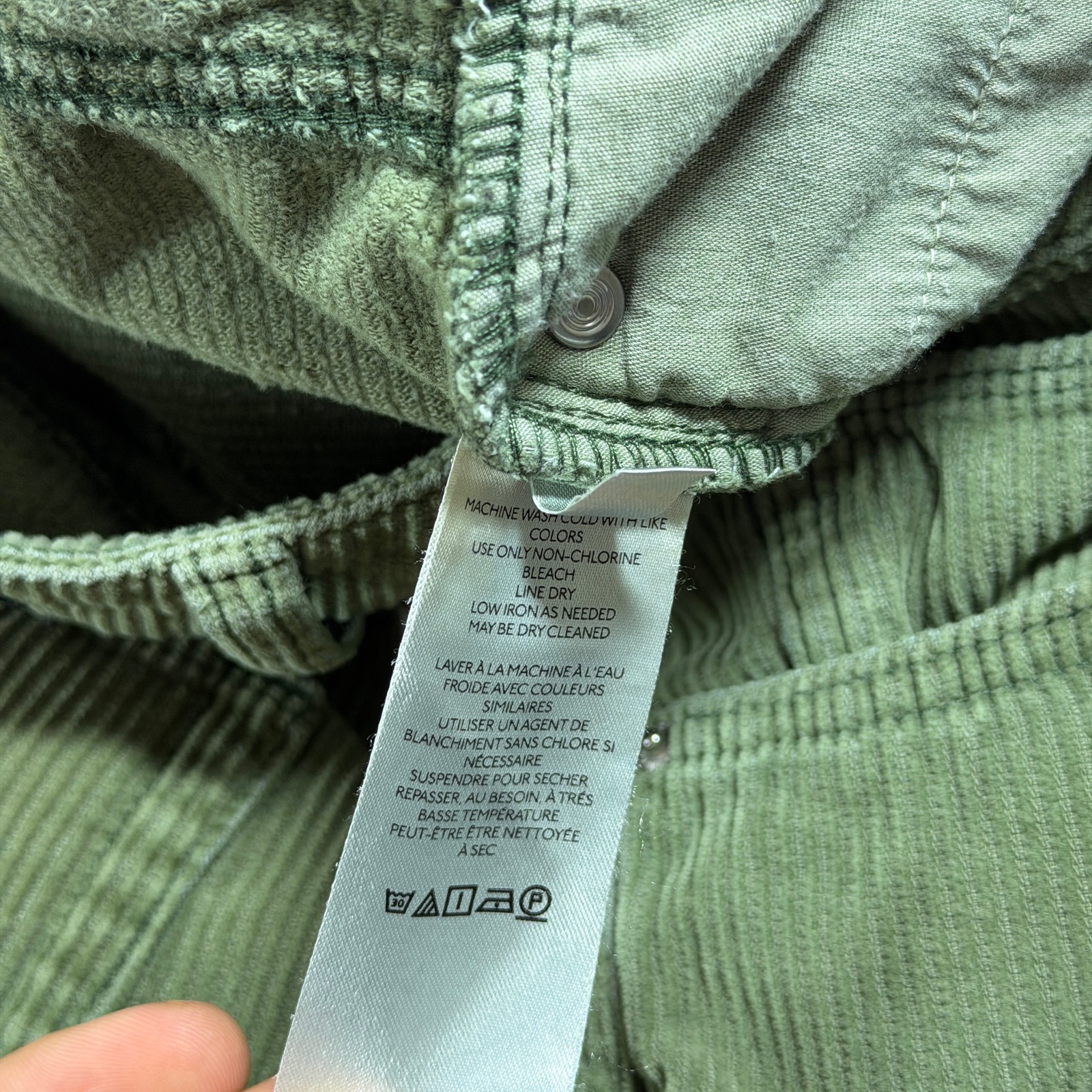 BDG Urban Outfitters Corduroy Pants Womens 28 Olive Green Mom High Rise Cotton thumbnail 12
