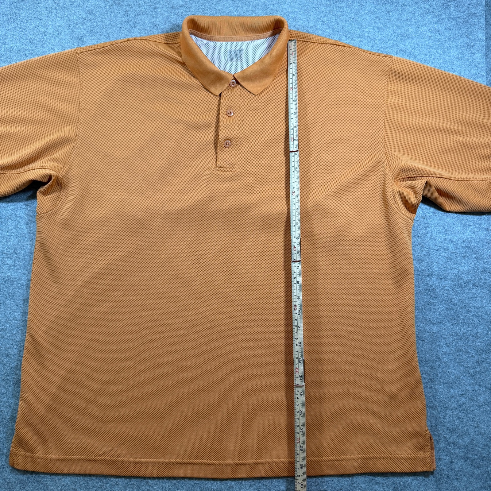 Columbia PFG Polo Shirt Mens XXL Orange Mesh Vented Performance Fishing Gear thumbnail 4