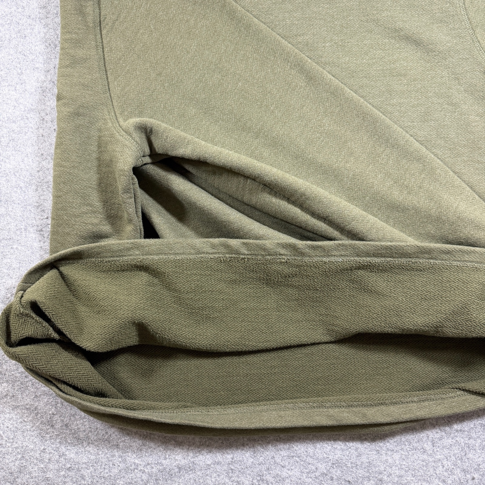 Orvis Crewneck Sweatshirt Mens XXL Olive Green Cotton Outdoor Pullover Casual thumbnail 4