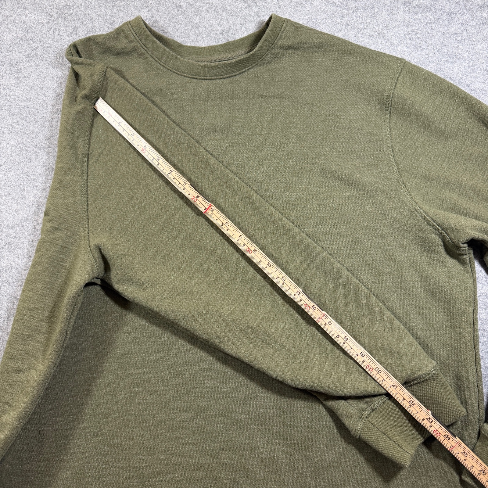 Orvis Crewneck Sweatshirt Mens XXL Olive Green Cotton Outdoor Pullover Casual thumbnail 8