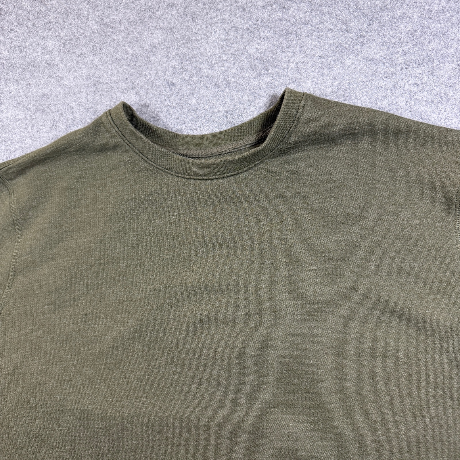 Orvis Crewneck Sweatshirt Mens XXL Olive Green Cotton Outdoor Pullover Casual thumbnail 9