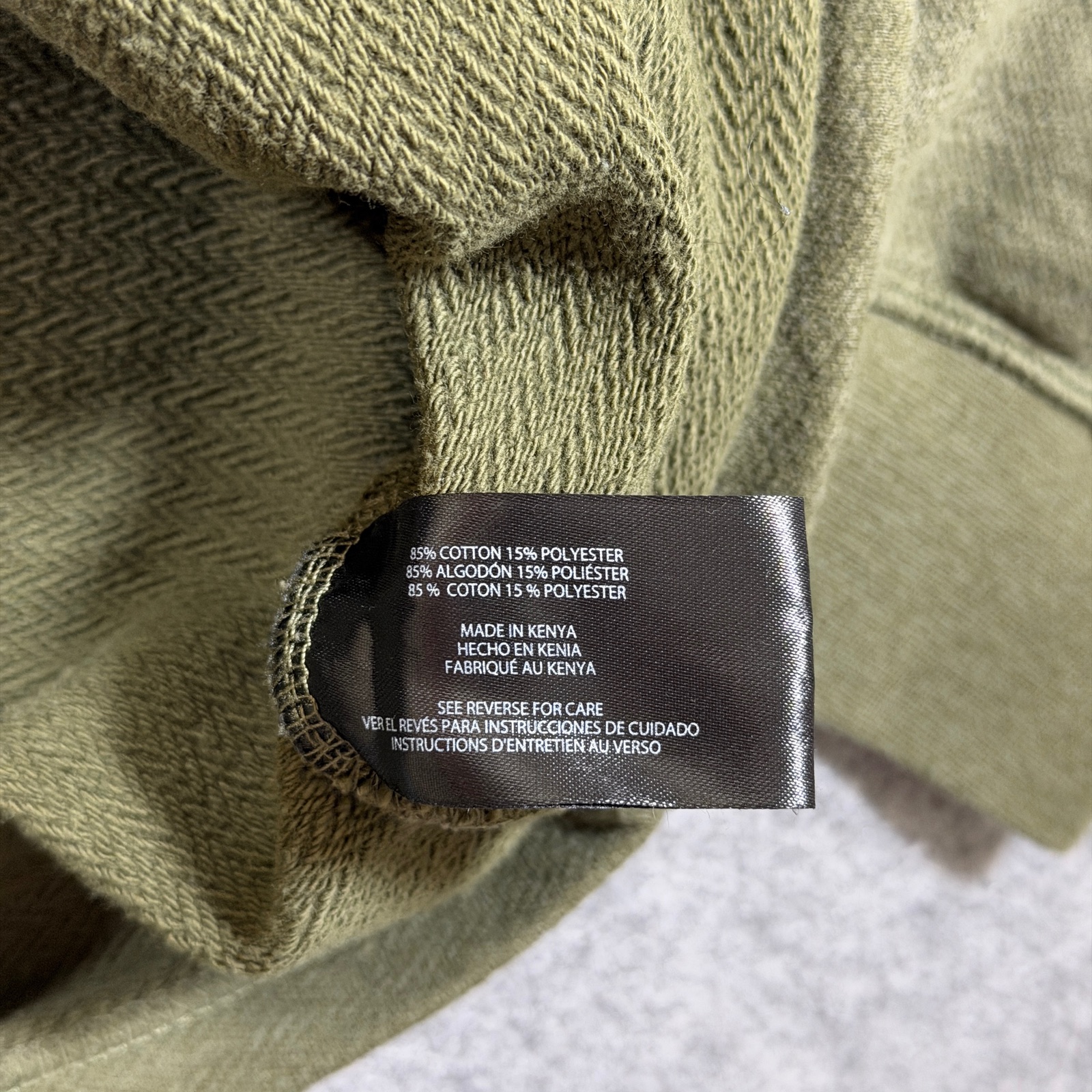 Orvis Crewneck Sweatshirt Mens XXL Olive Green Cotton Outdoor Pullover Casual thumbnail 10