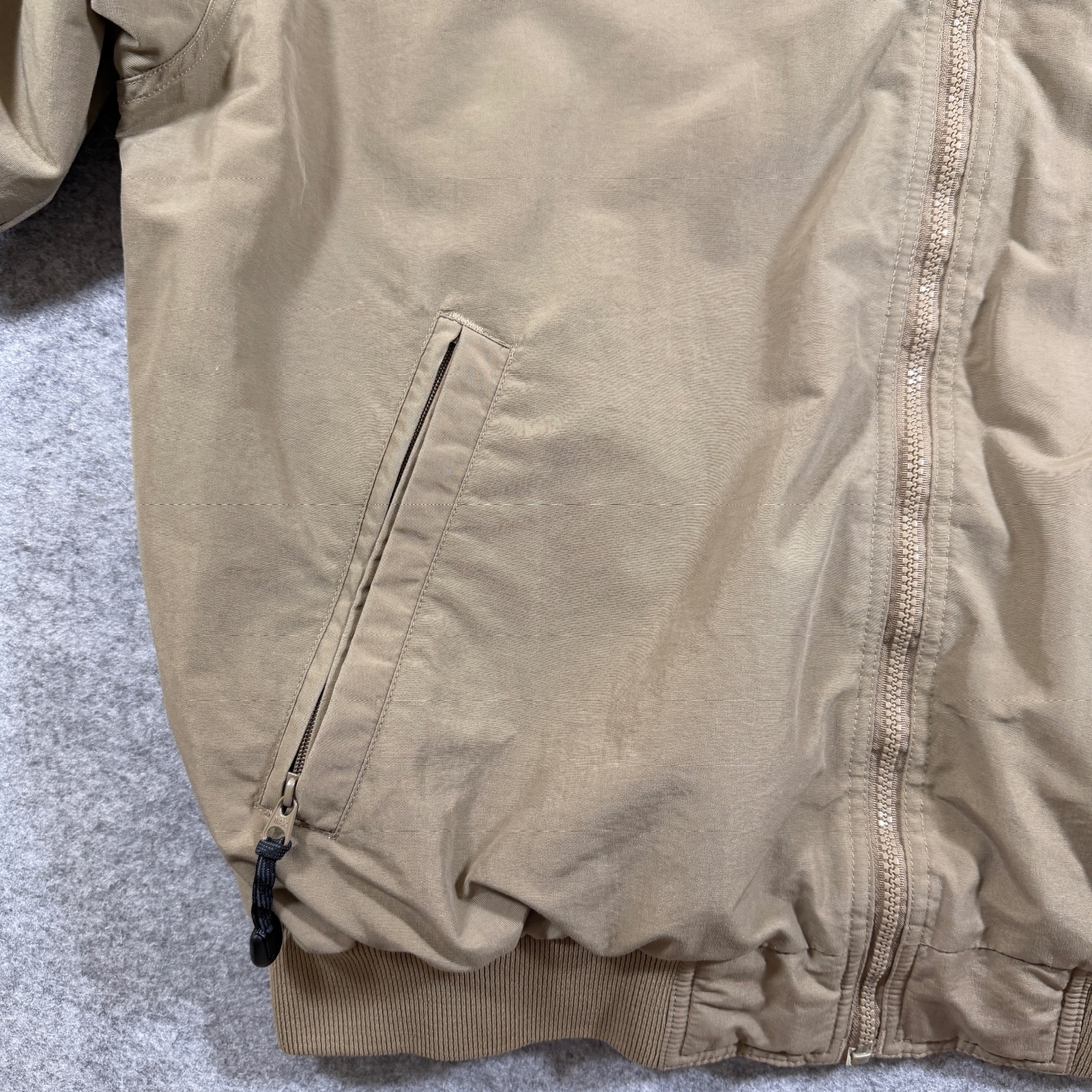 Vintage White Sierra Jacket Mens XL Tan Fleece Lined Water Resistant Hiking thumbnail 10
