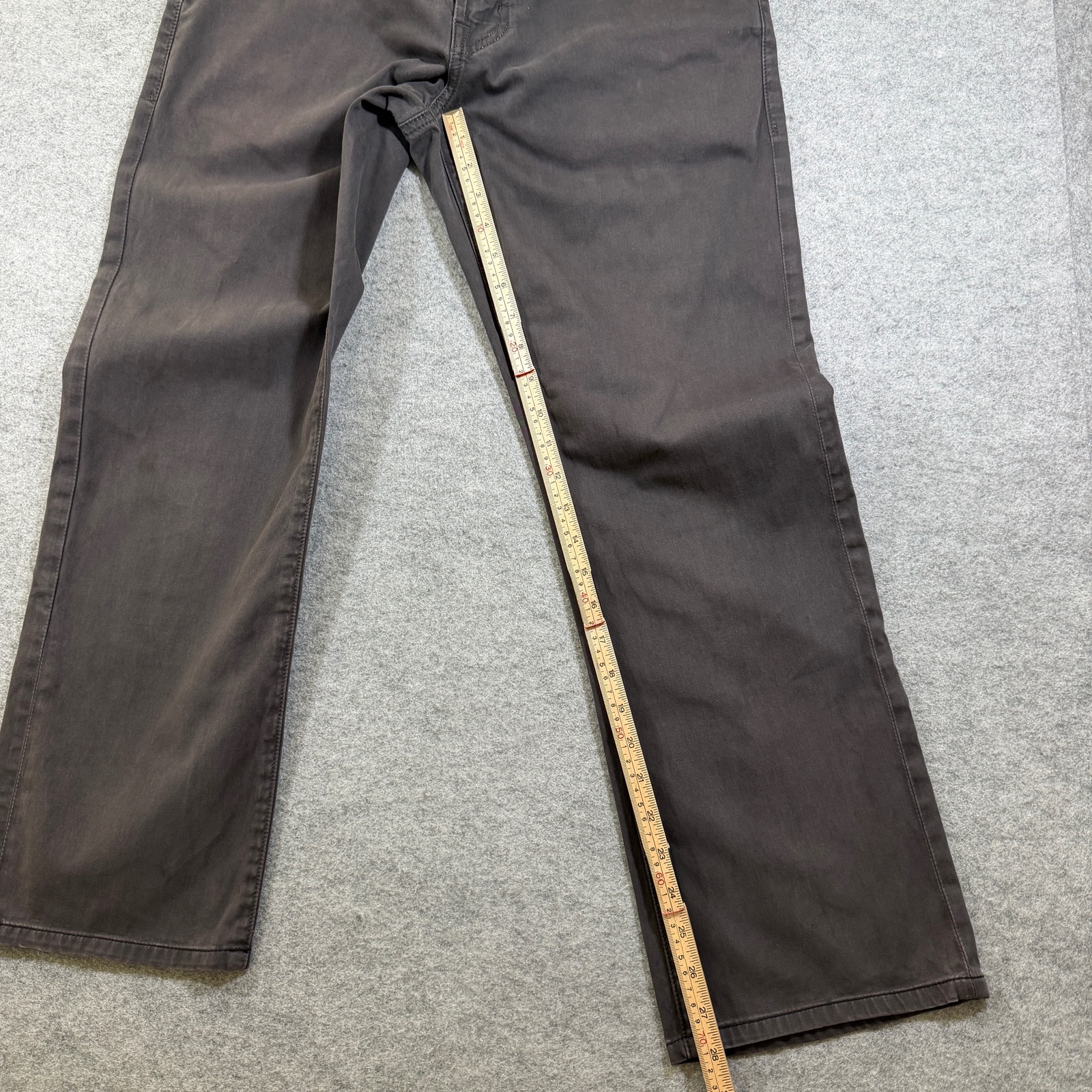 AG Adriano Goldschmied Jeans Mens 30x28 Brown The Protege Straight Leg Made USA thumbnail 8